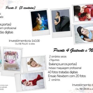 Ensaio Gestante - Pacote 3